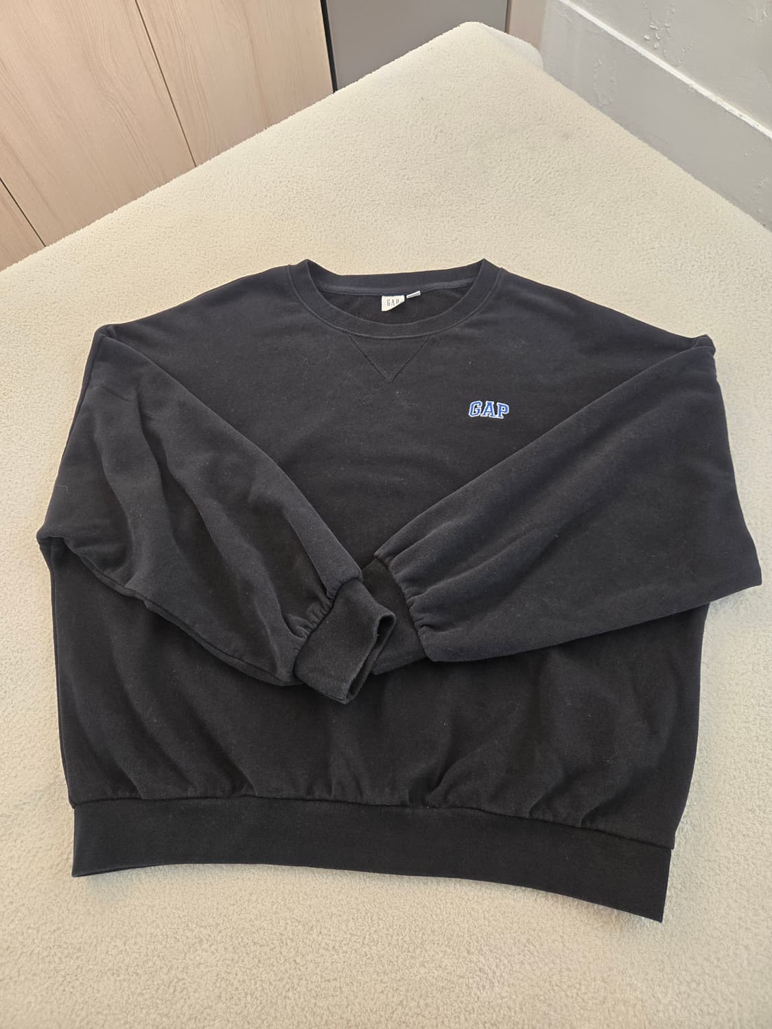 GAP 갭 블랙 맨투맨 S 상품이미지2