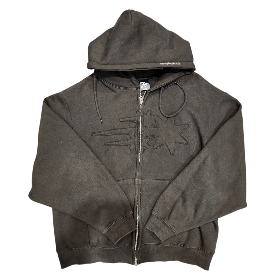 Nice Ghost Club 나이스고스트클럽 스타 로고 후드집업 상품이미지1