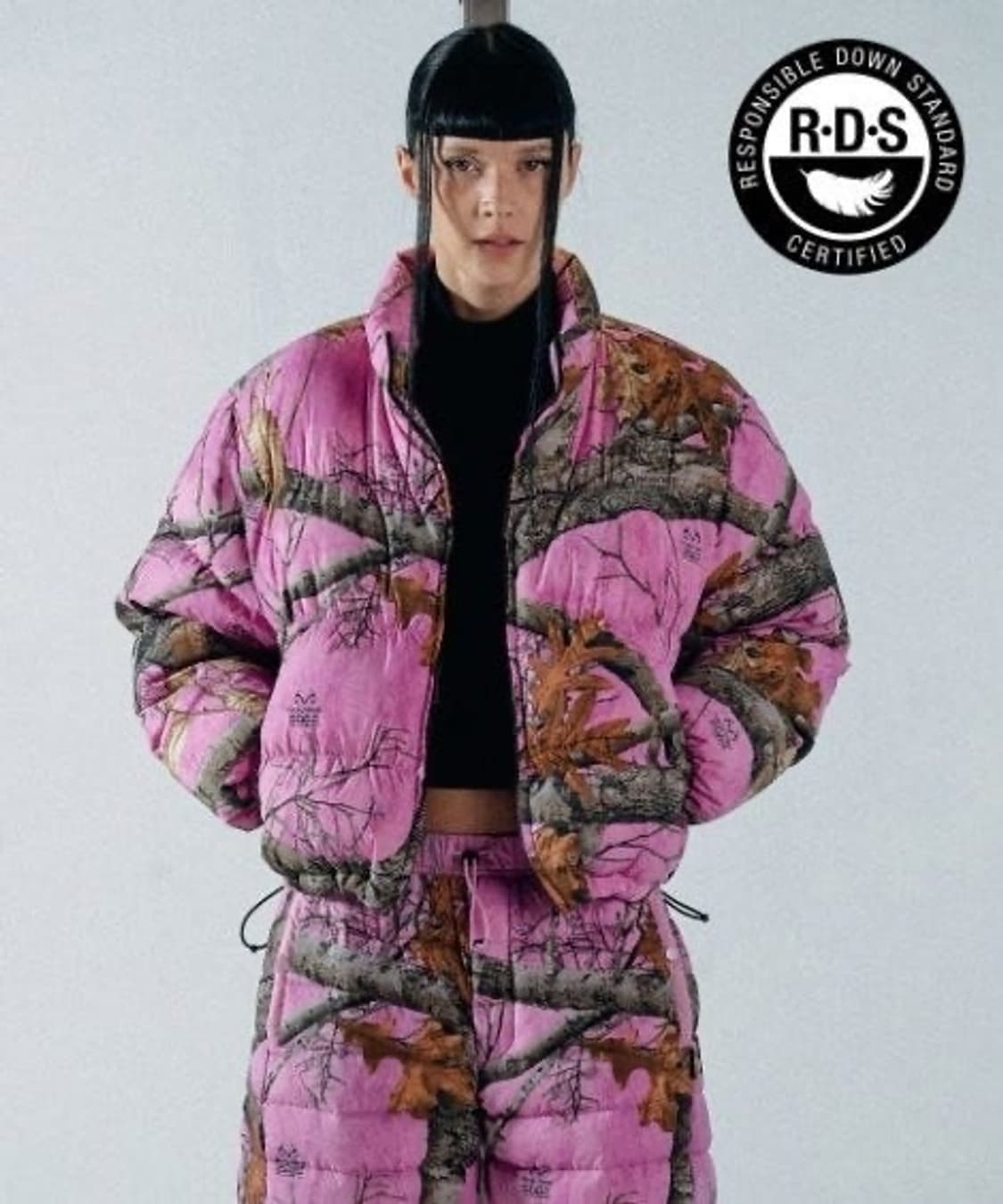 스컬프터 크롭 푸퍼 다운 리얼트리 포레스트 상품이미지1