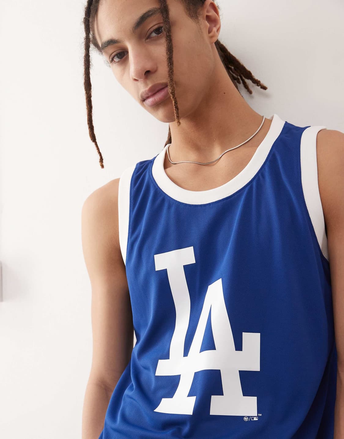 47 브랜드 MLB LA 다저스 임프린트 뉴시티 민소매 져지티 XL 상품이미지1