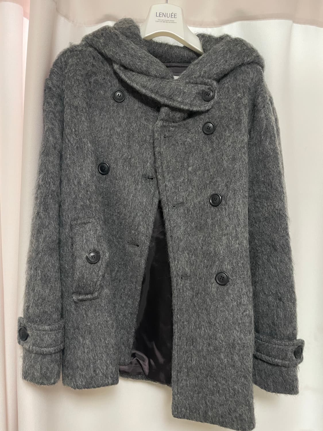 인앤양인하모니 미야 코트 차콜 상품이미지2