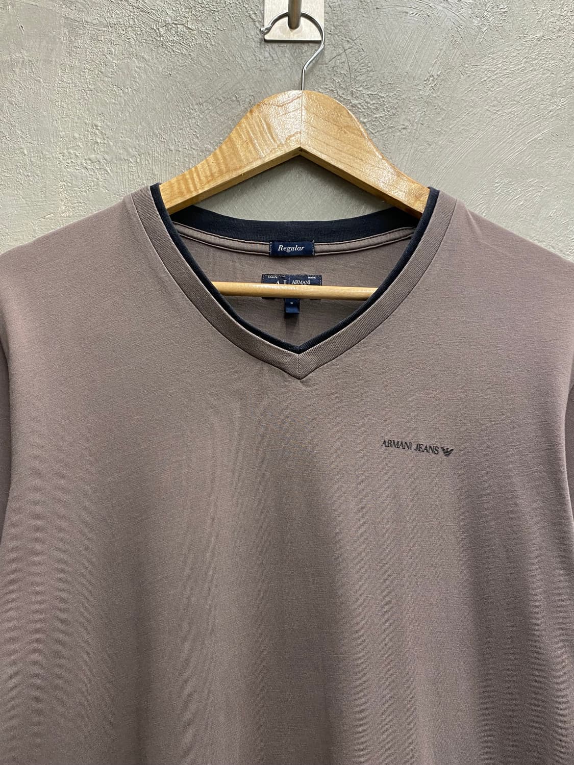 [S] Armani Jeans 아르마니 진스 브이넥 반팔 티셔츠 상품이미지2
