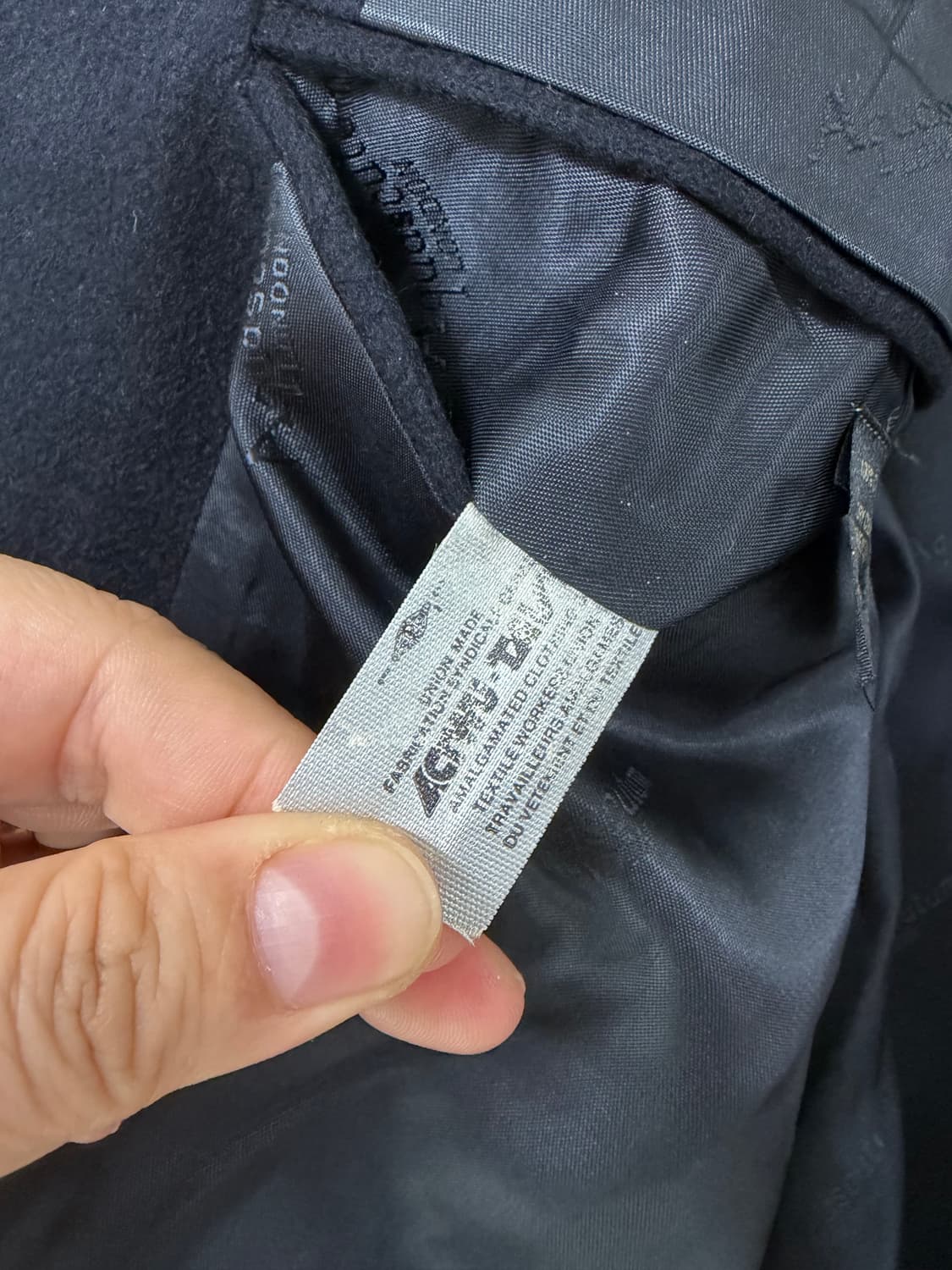 아큐아스쿠텀 캐시미어 100% 금장 코트 블랙 상품이미지10