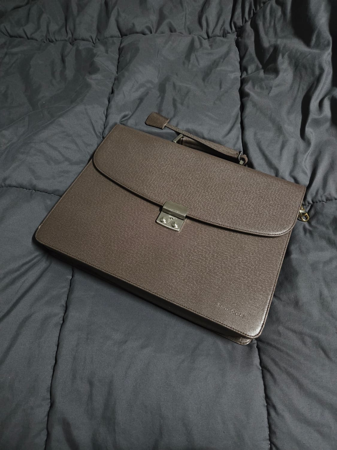 샘소나이트 브리프케이스 브라운 카우레더 사피아노 소가죽 서류가방 사첼백 상품이미지1