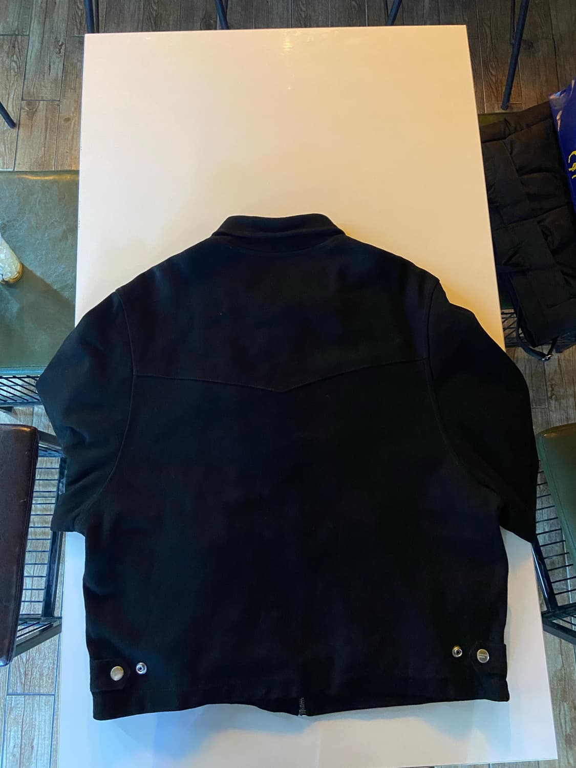 앙팡리쉬데프리메 램스킨 블루종 자켓 사이즈 xl 상품이미지10