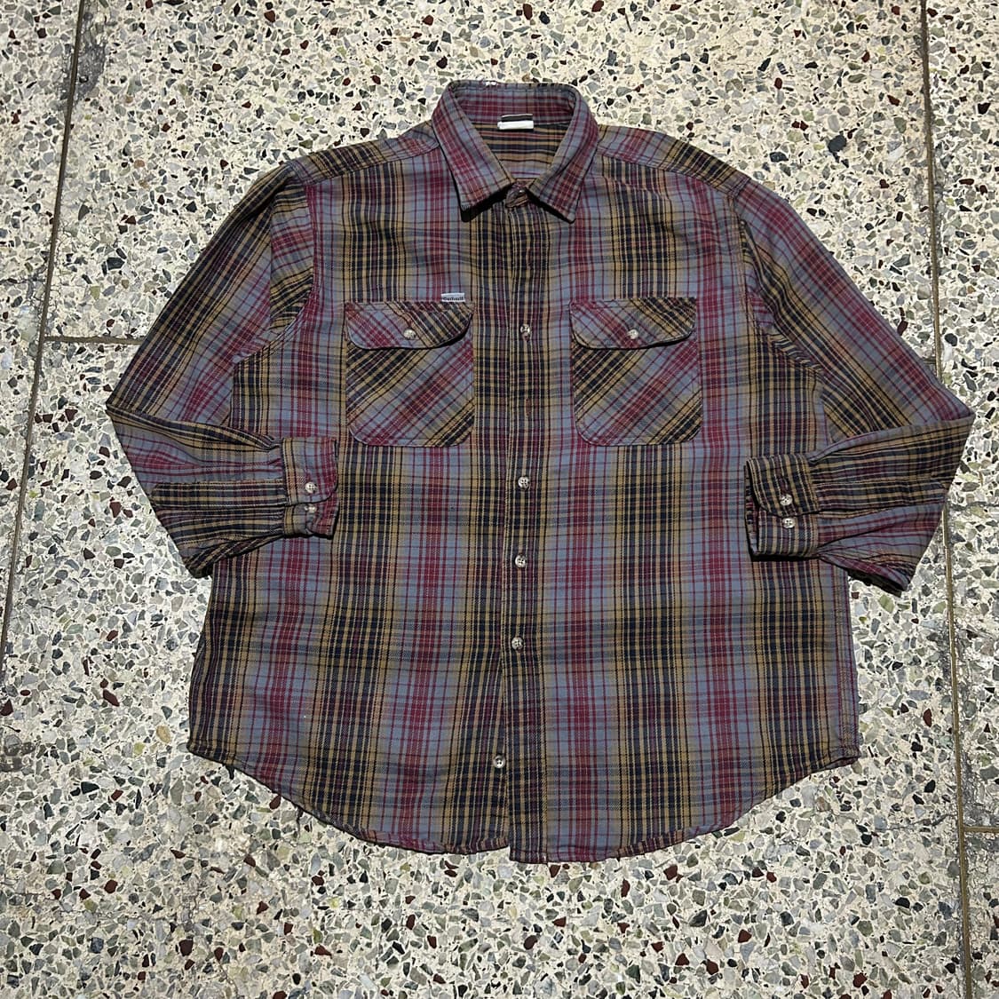 칼하트(Carhartt) 투포켓 체크 셔츠 상품이미지1