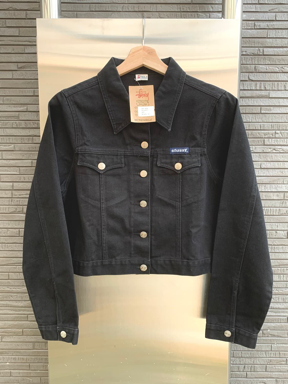 스투시 90’s 데님 트러커 자켓 (black)  상품이미지2