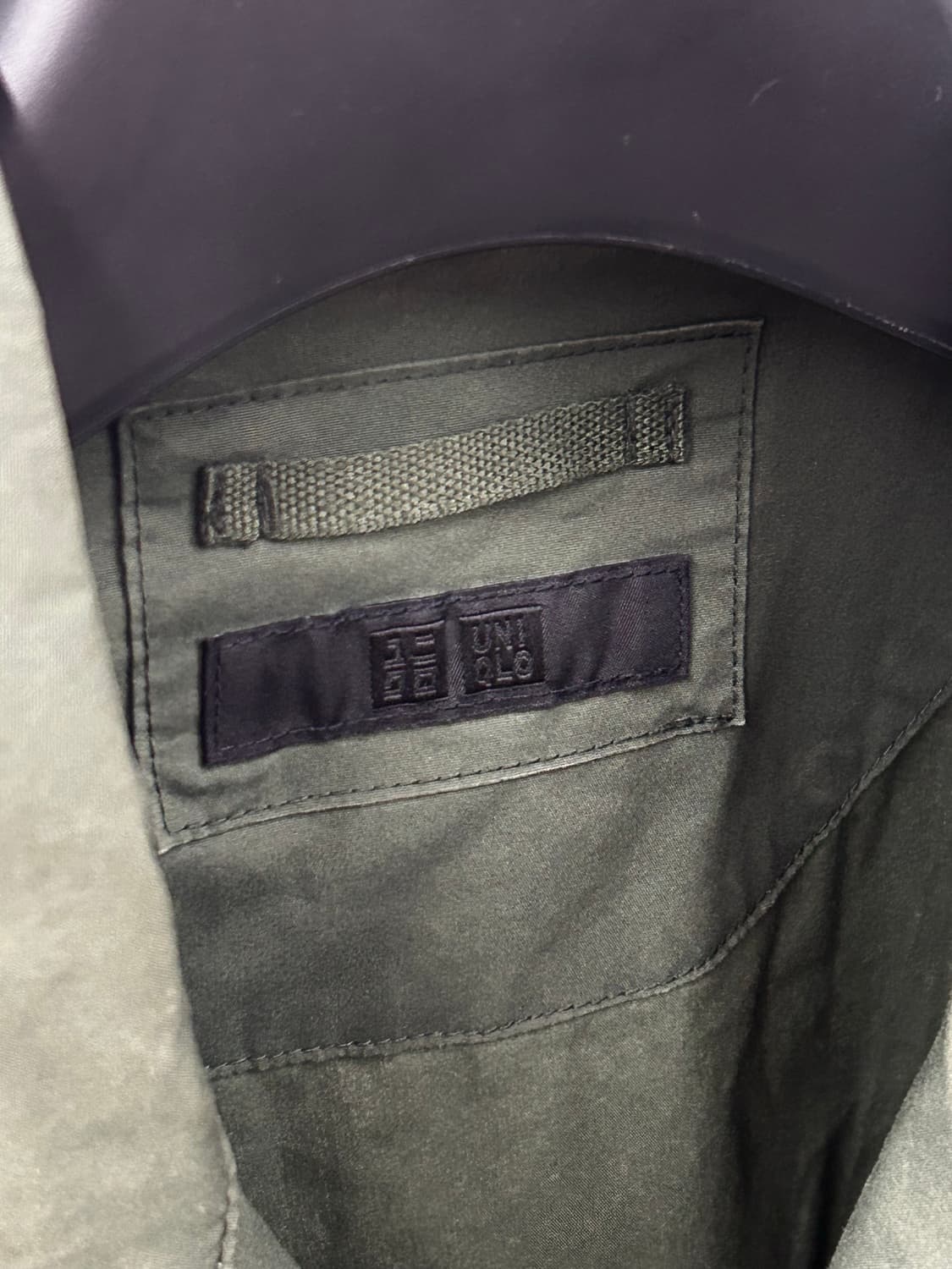 유니클로 워크 자켓 카키 상품이미지5