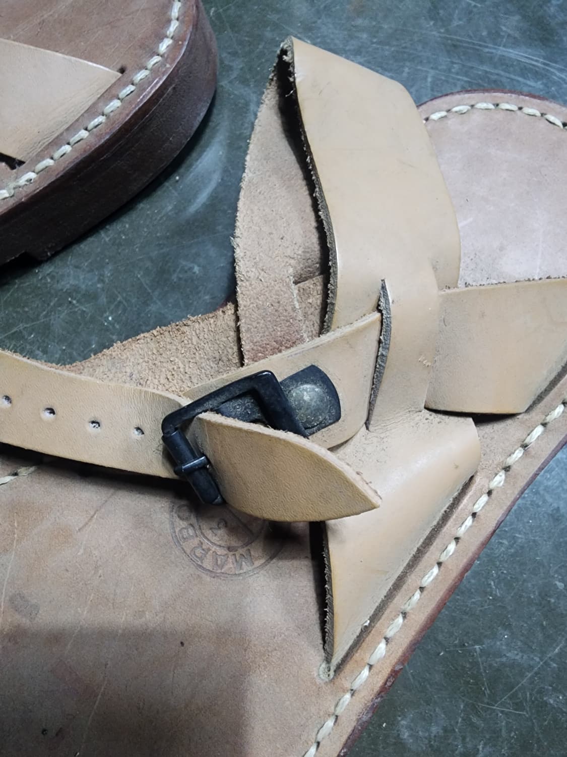 빈티지 프랑스군 샌들 상품이미지8