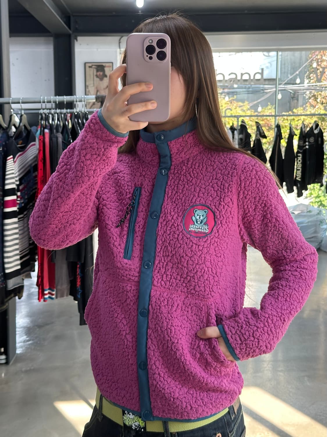 히스테릭글래머 퍽베어 플리스 자켓 상품이미지4