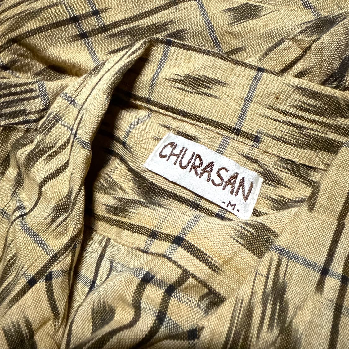 Churasan 웨스턴 패턴 오픈카라 셔츠 M 상품이미지6