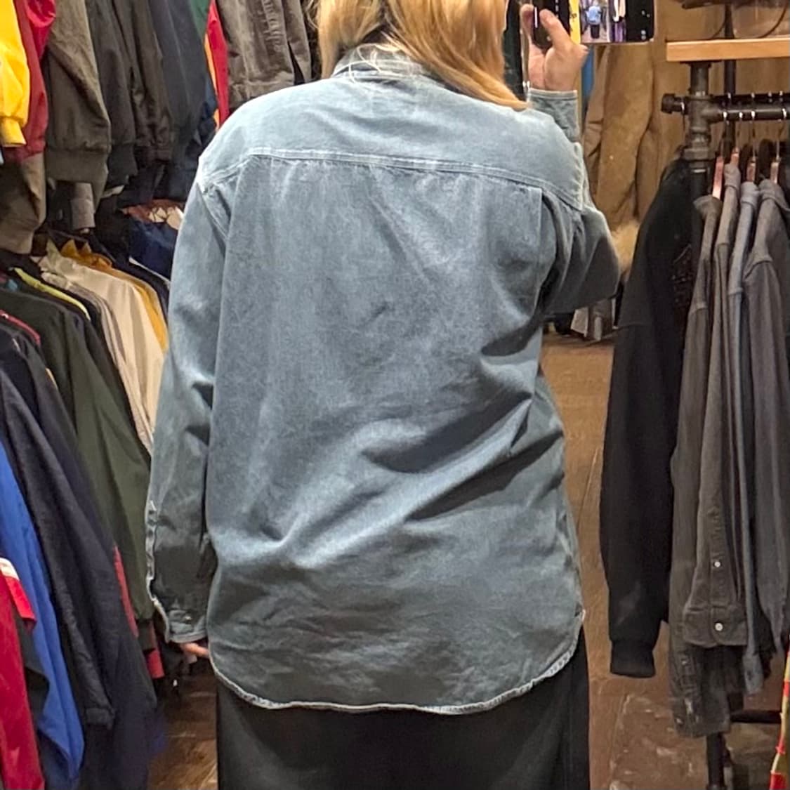 [HI] 칼하트 긴팔 데님셔츠 스카이블루 상품이미지5