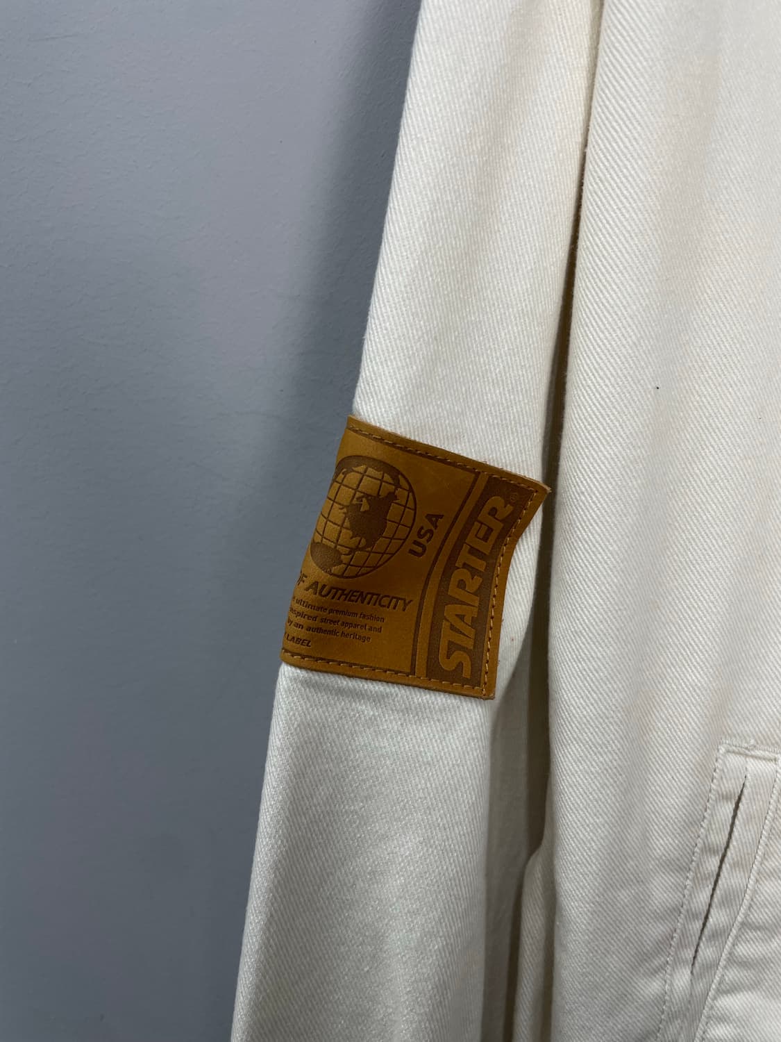 스타터 아이보리 블루종 자켓 H1008 상품이미지4