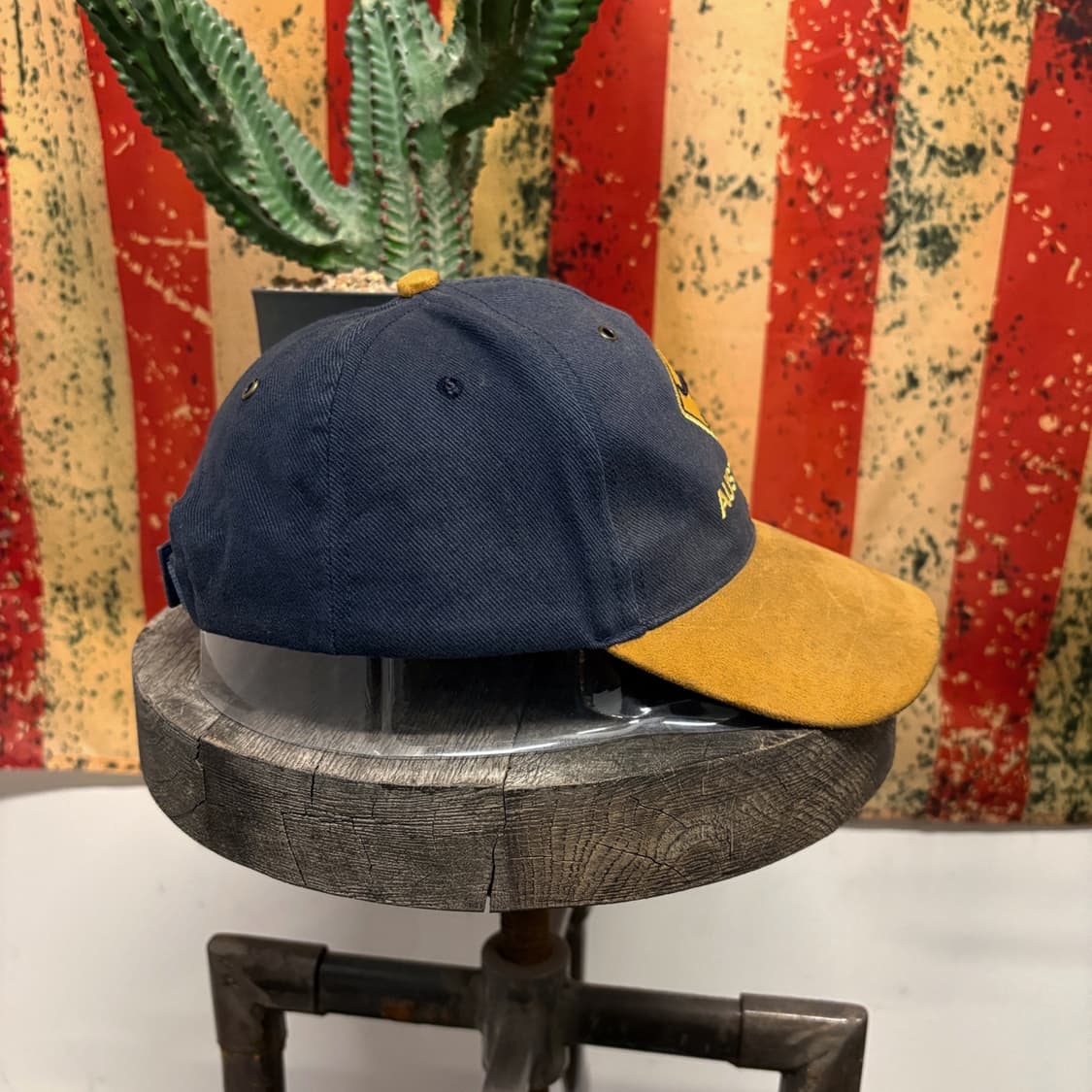 00s 피그먼트 오스트레일리아 캥거루 자수 수베니어 스웨이드 캡 N263 상품이미지3