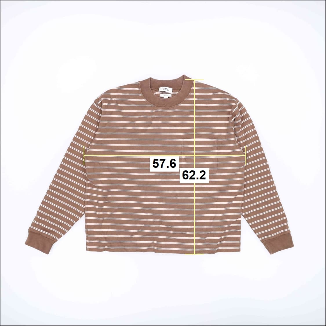 [S] COS 코스 스트라이프 긴팔티 0106J 상품이미지6