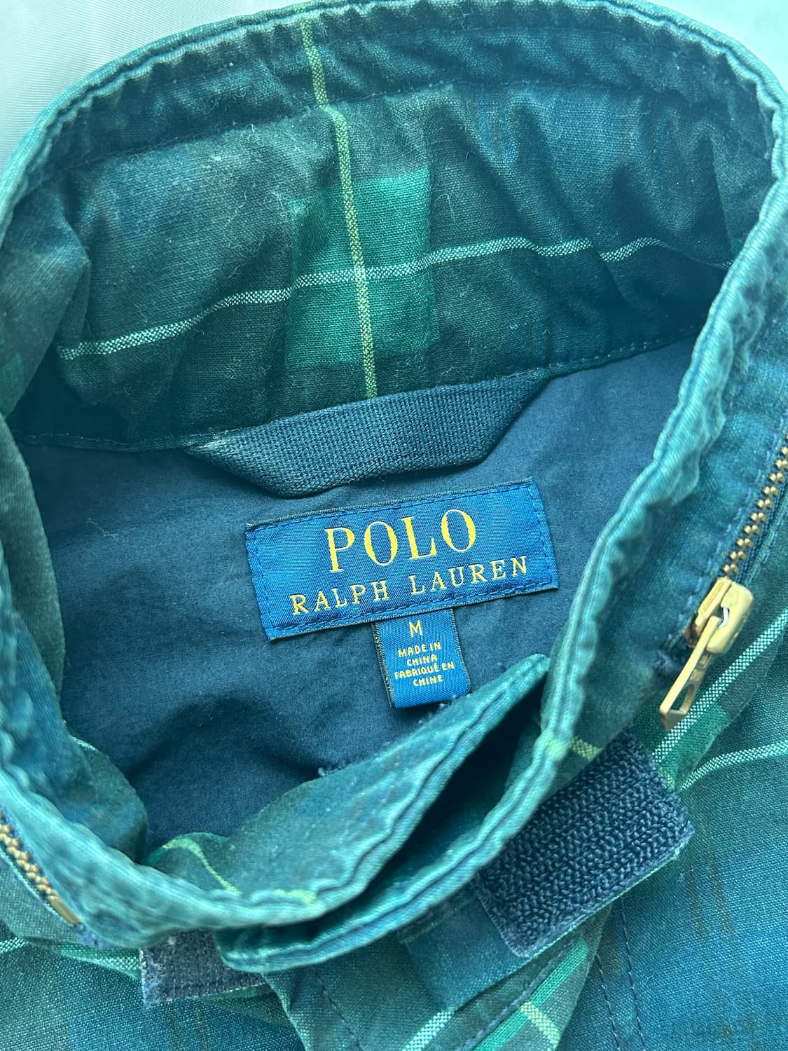 폴로 랄프로렌 타탄체크 소령 야상 자켓 상품이미지4