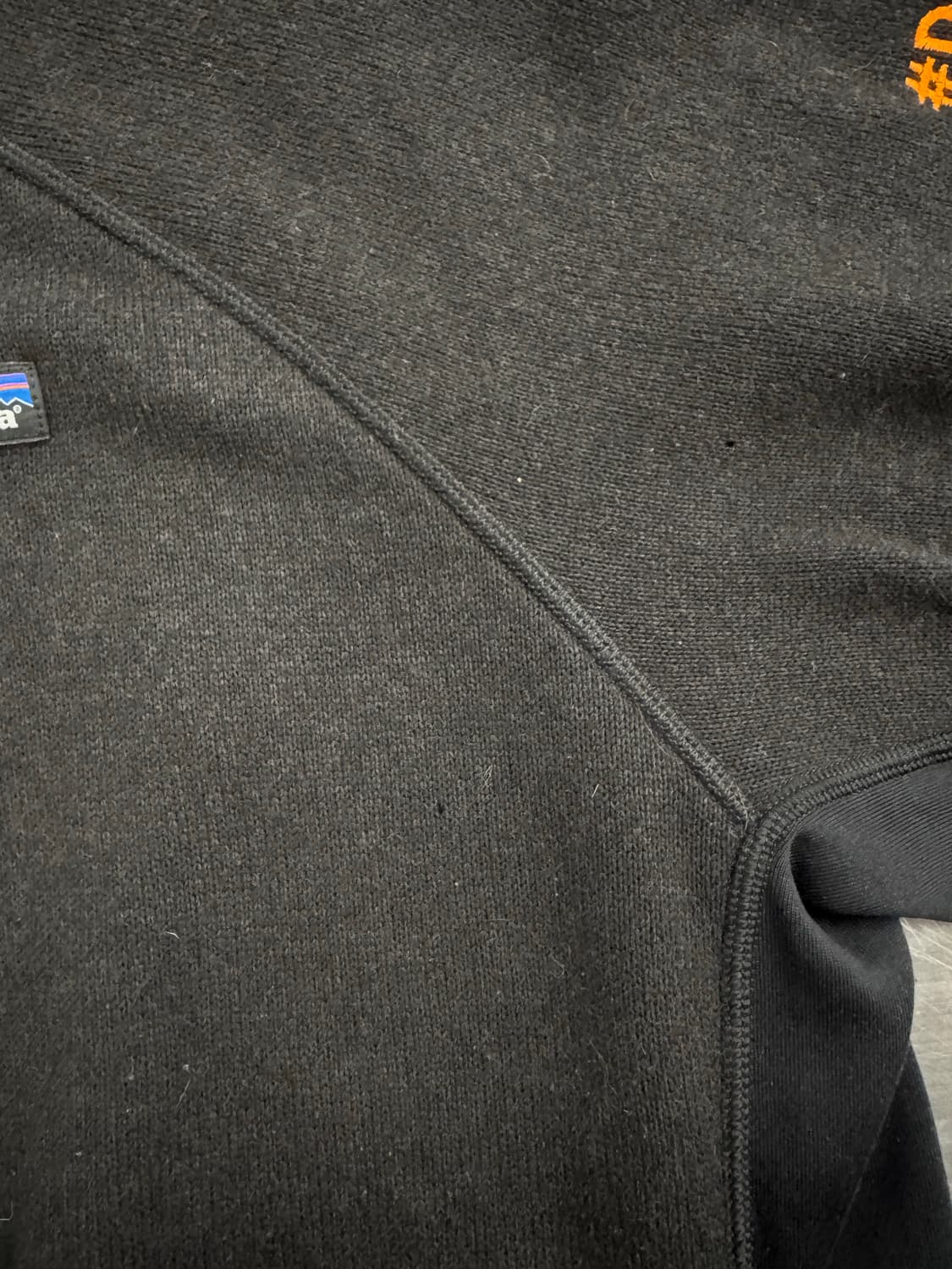 파타고니아 베터 스웨터 후드 집업 전면 집업 포켓 포인트 블랙 상품이미지8