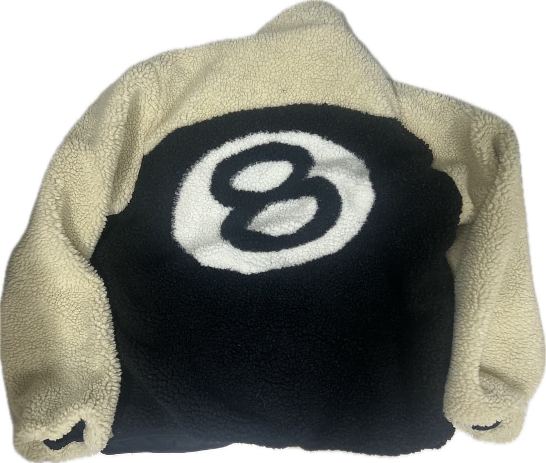 스투시 쉐르파 후리스 아이보리 L사이즈  상품이미지3