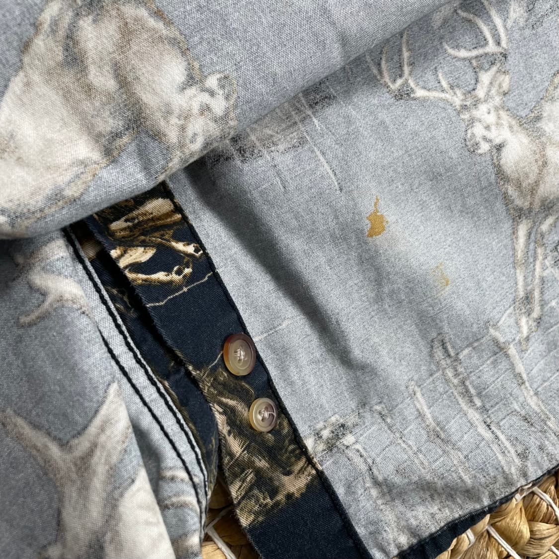 2000s Northriver deer 패턴 셔츠 상품이미지5