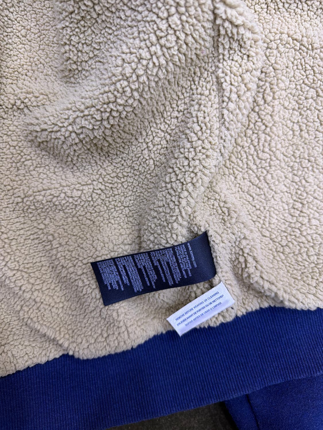 타미힐피거 양털 후리스 니트집업 버튼 자켓 M 상품이미지10