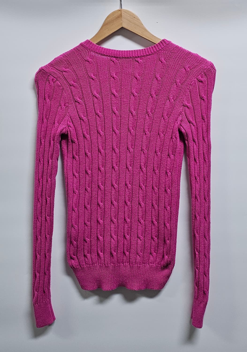 폴로 랄프로렌 핑크 케이블 니트 XS 55 상품이미지2
