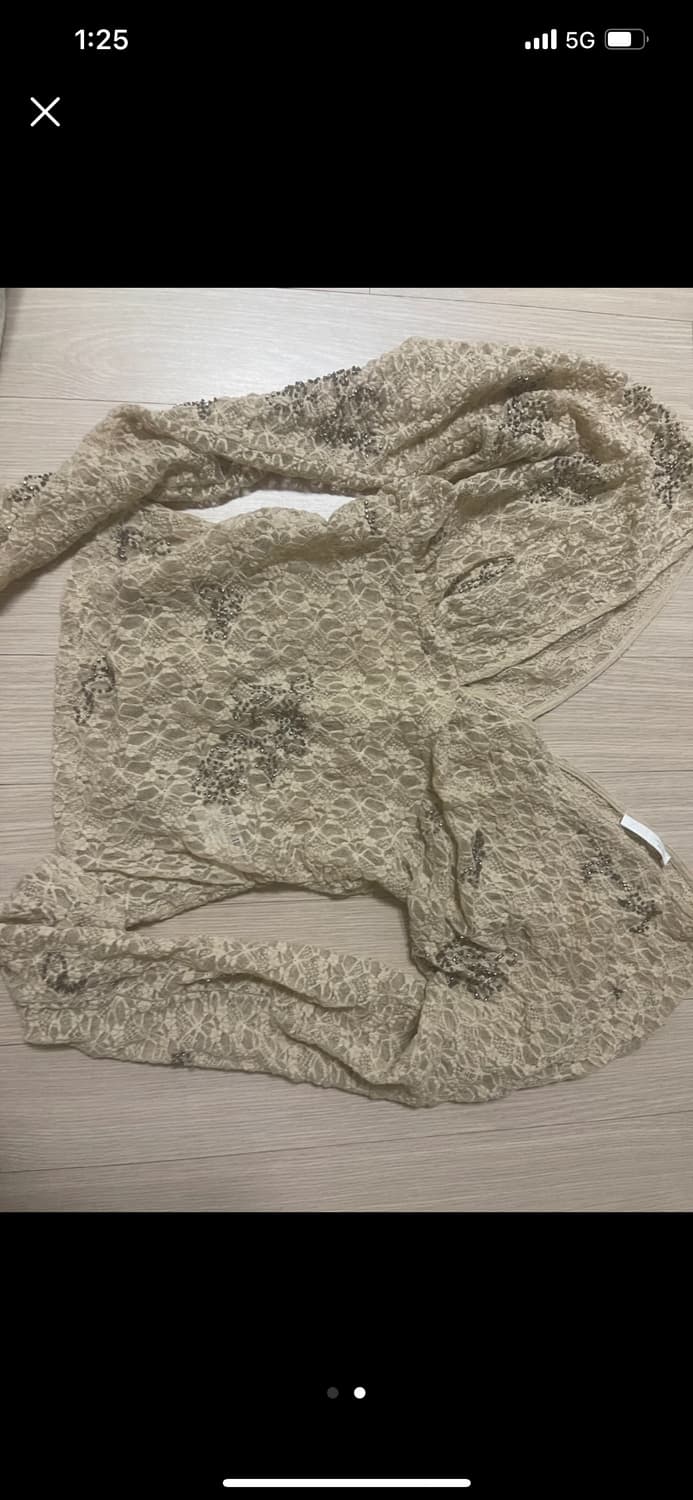 자라 비즈 레이스 탑 상품이미지1