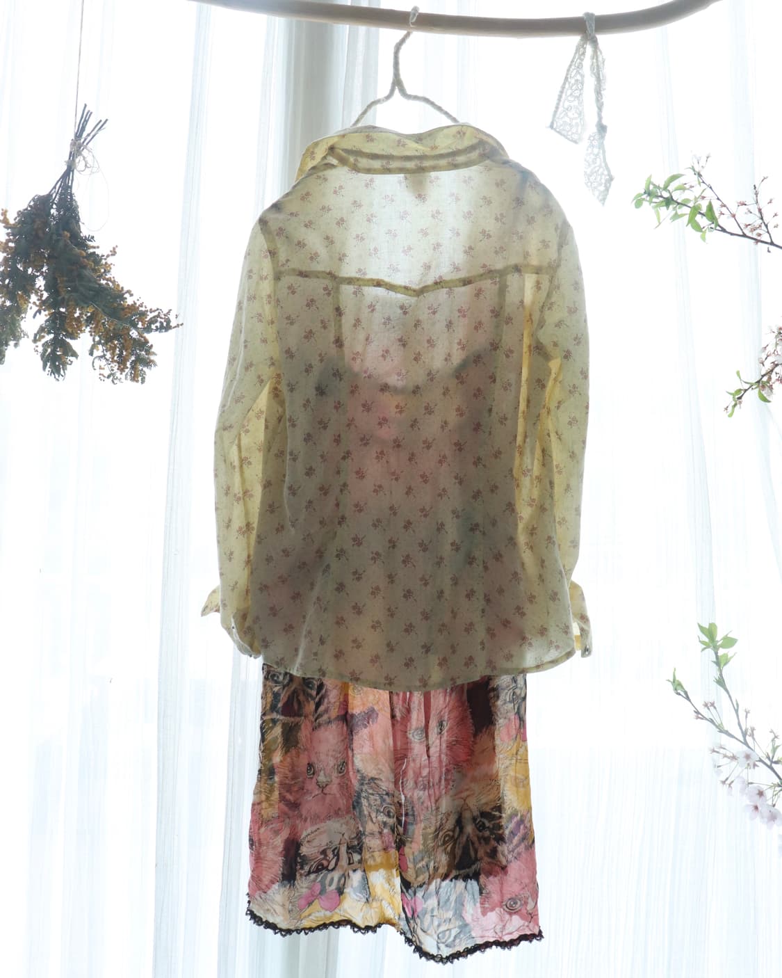 Vintage Butter Floral Shirt 상품이미지4