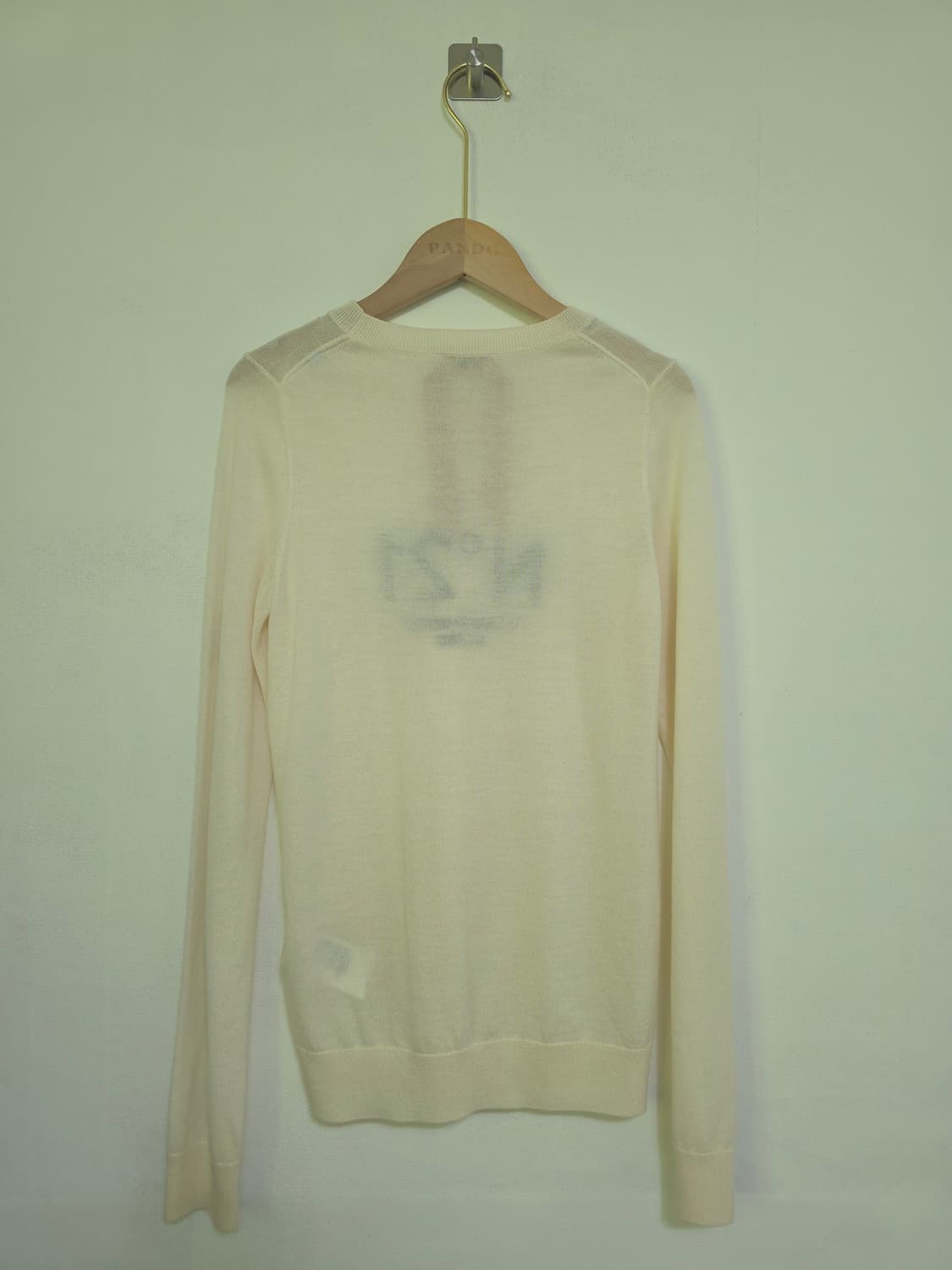 N21 넘버투엔티원 버진울100 로고 니트 IT40 상품이미지2