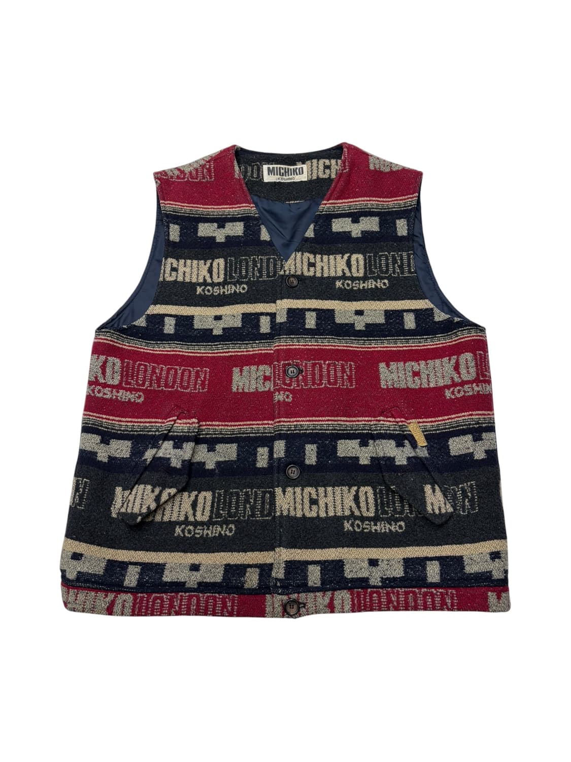 미치코 코시노  런던 조끼 M 상품이미지1