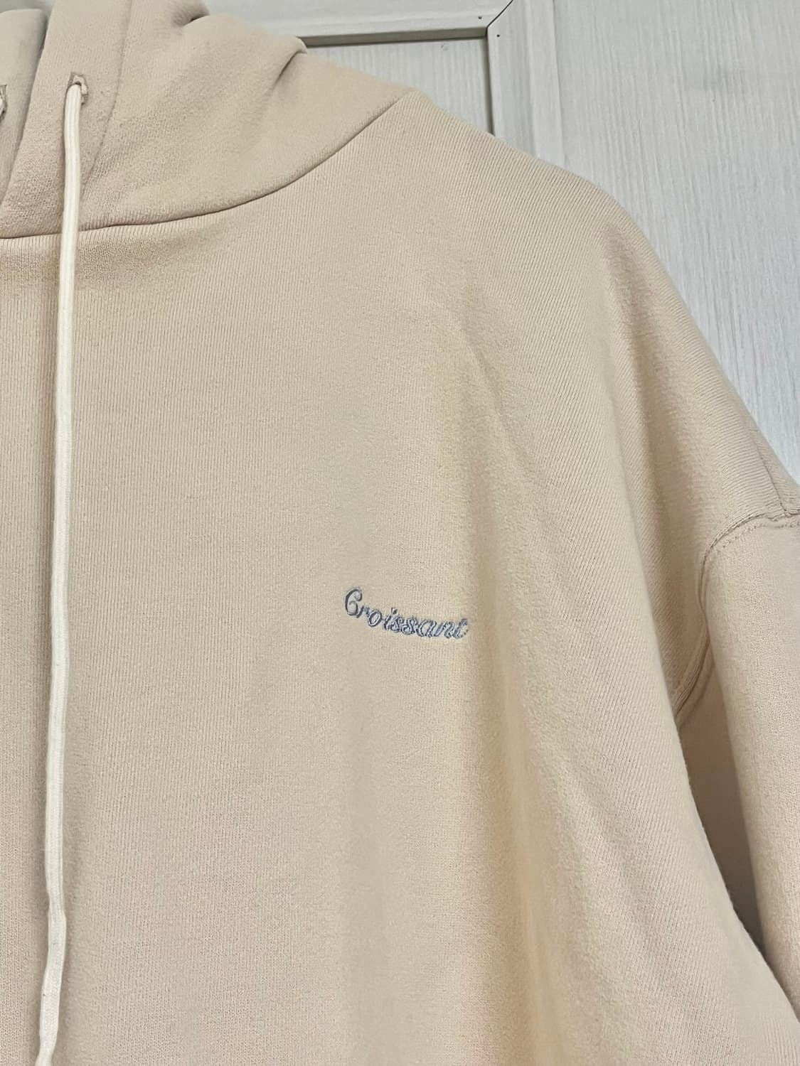 Mabling 마블링 자수 크로와상 버터크림 후드티 상품이미지2