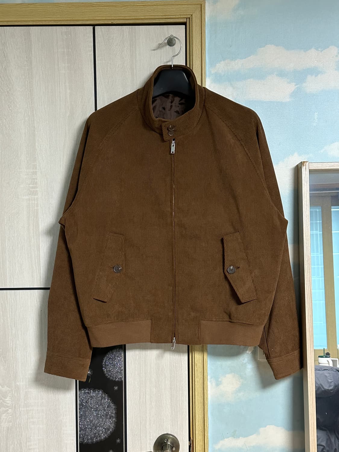 (XL) 무탠다드 8W 코듀로이 해링턴 재킷 [브라운] 상품이미지2