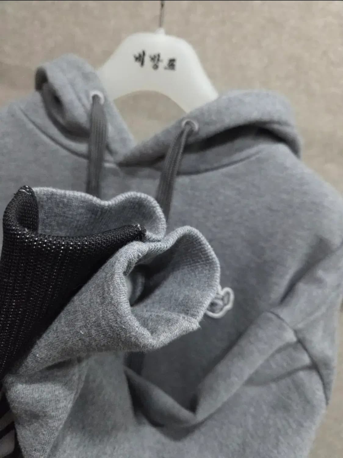 여성 free 라이프워크 기모 후드 원피스 상품이미지3