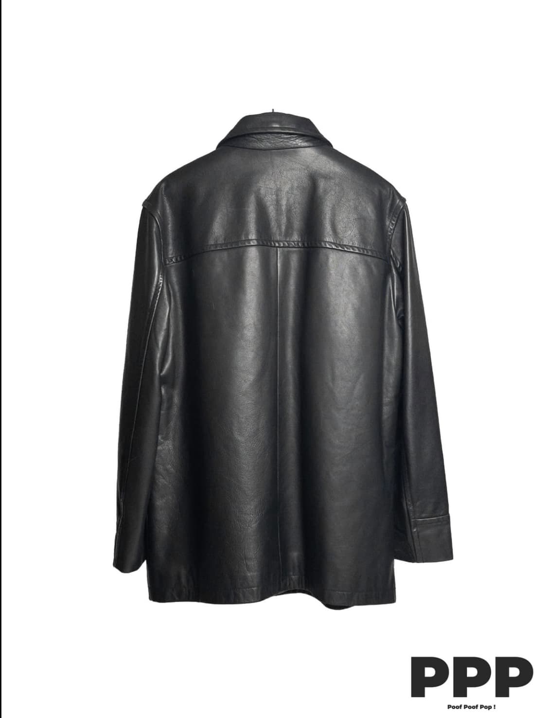 올드갭 레더 카코트 블랙 L 상품이미지10