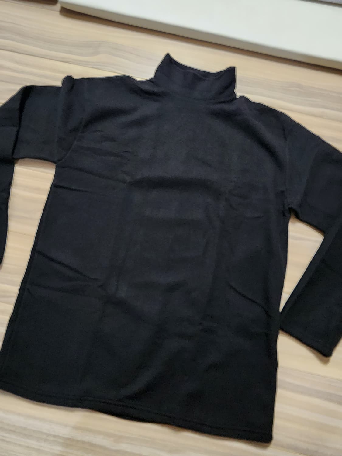 후리스폴라티셔츠블랙xl 상품이미지1