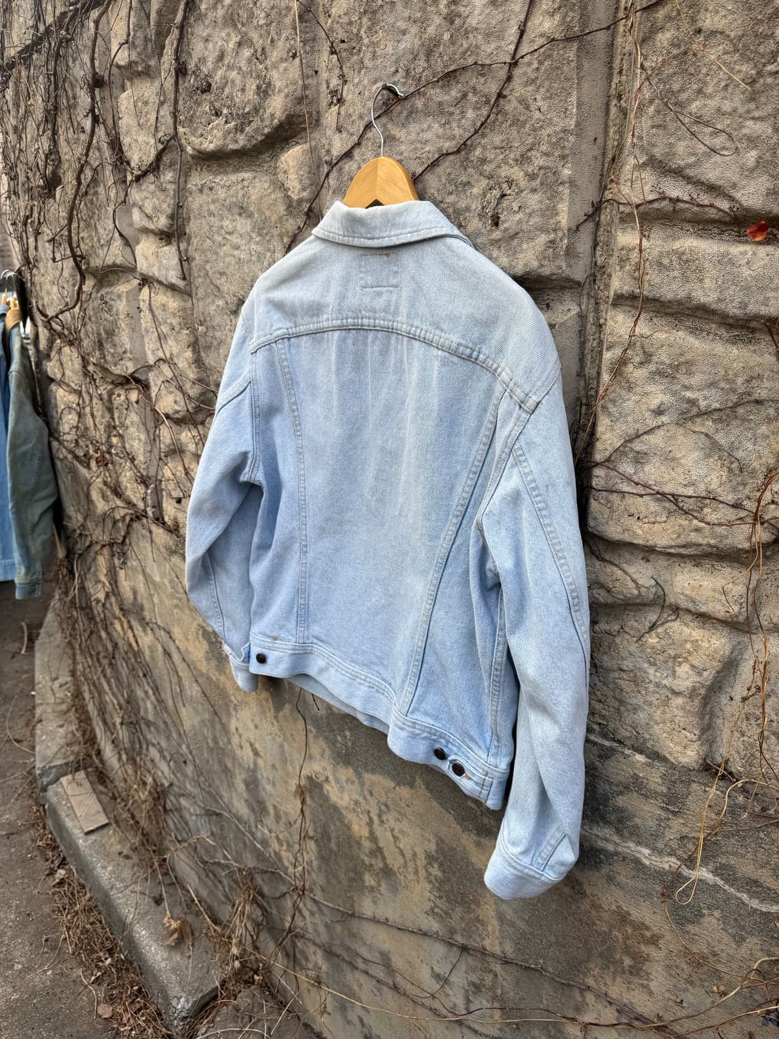 90s lee 빈티지 220-j 워싱 데님 트러커 자켓 105 상품이미지4
