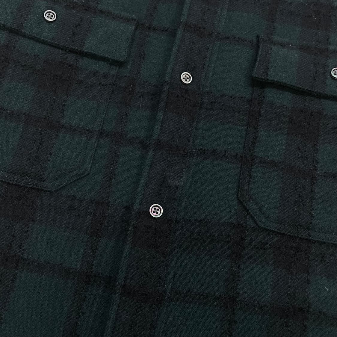 솔리드옴므 우영미 플란넬 울 셔츠 자켓 상품이미지3