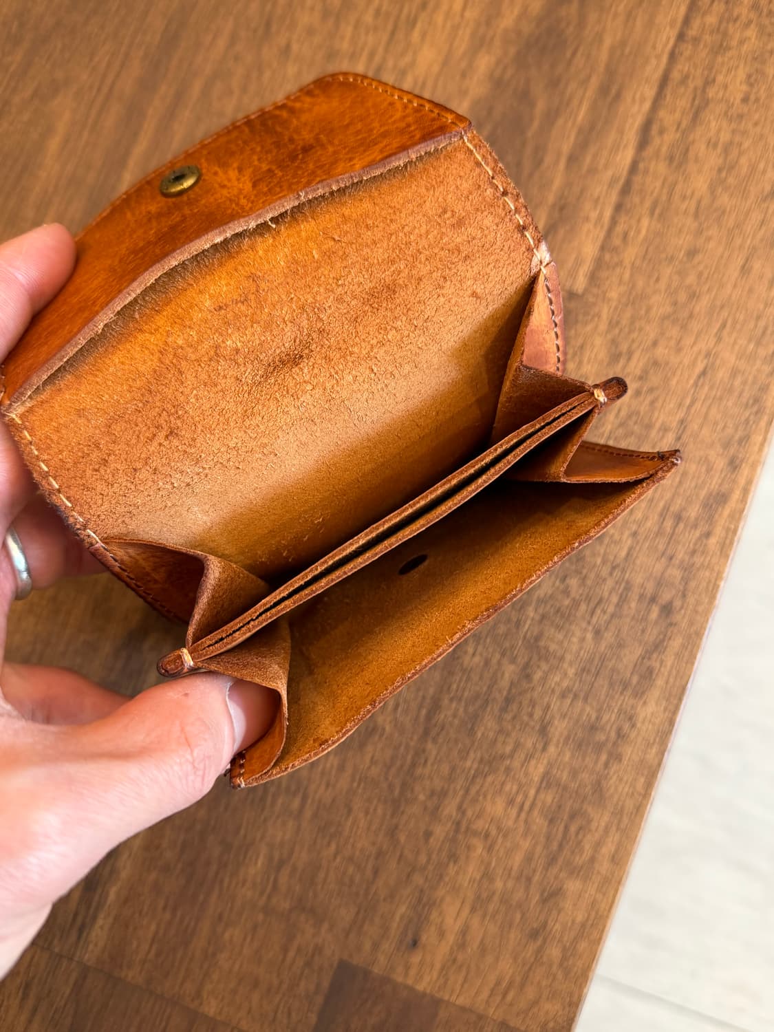 Vtg 빈티지 콘초 레더 월렛 (Brown) 상품이미지8