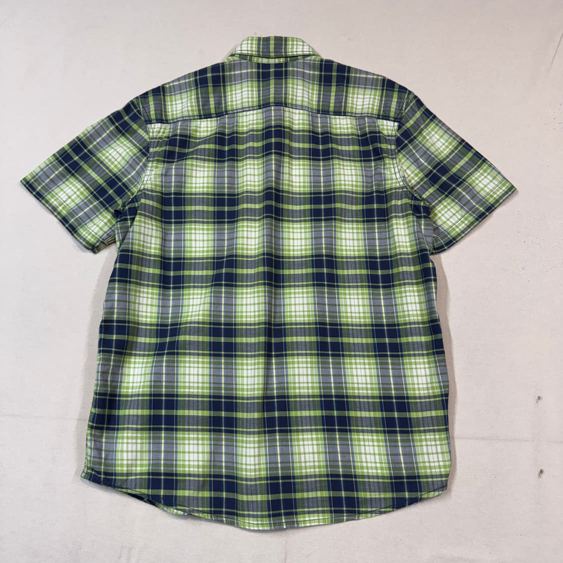 XL) 리바이스 투포켓 체크 반팔 셔츠 상품이미지5