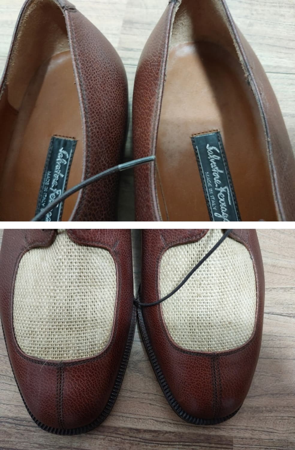 페라가모 정장구두 표기7반  약한볼 255mm 상품이미지7