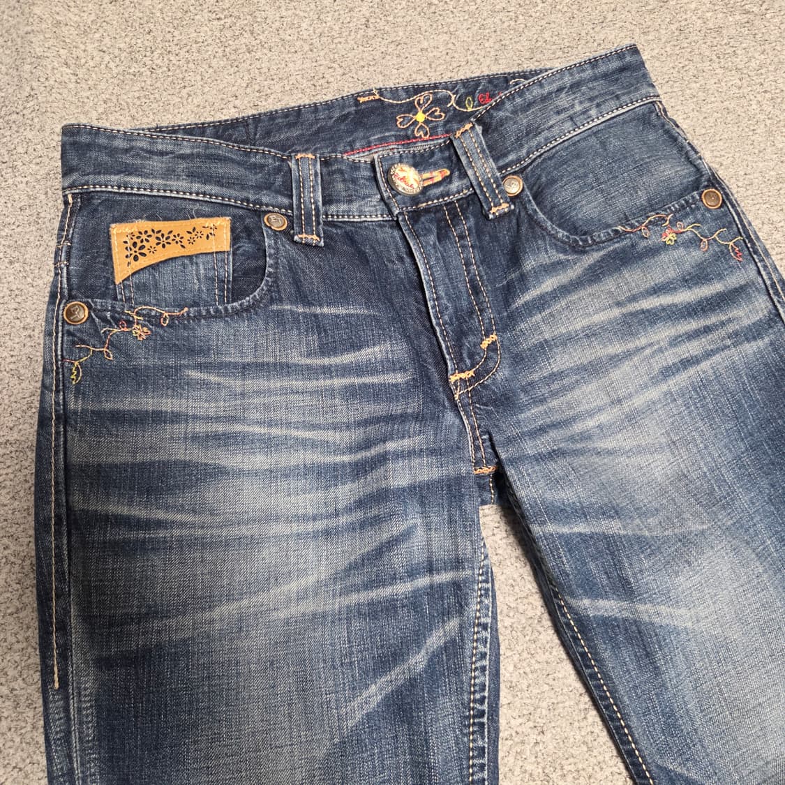 일본제 Edwin 웨스턴 데님 팬츠 31-32 상품이미지4