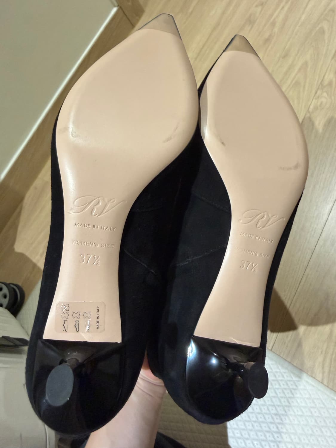 미착용) 로저비비에 벨벳 부츠 상품이미지5