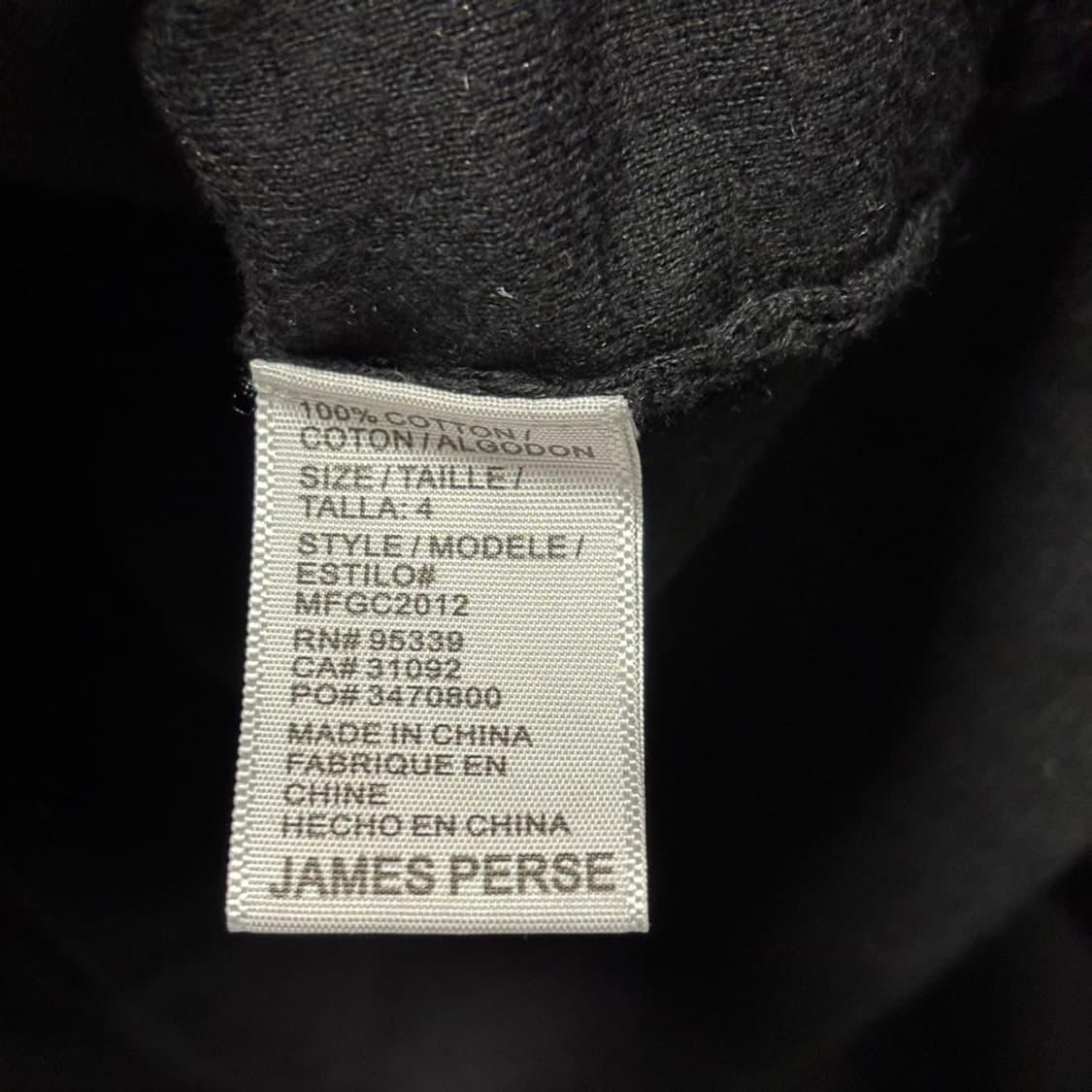 4) 제임스펄스 james perse 와플 후드 집업 상품이미지5