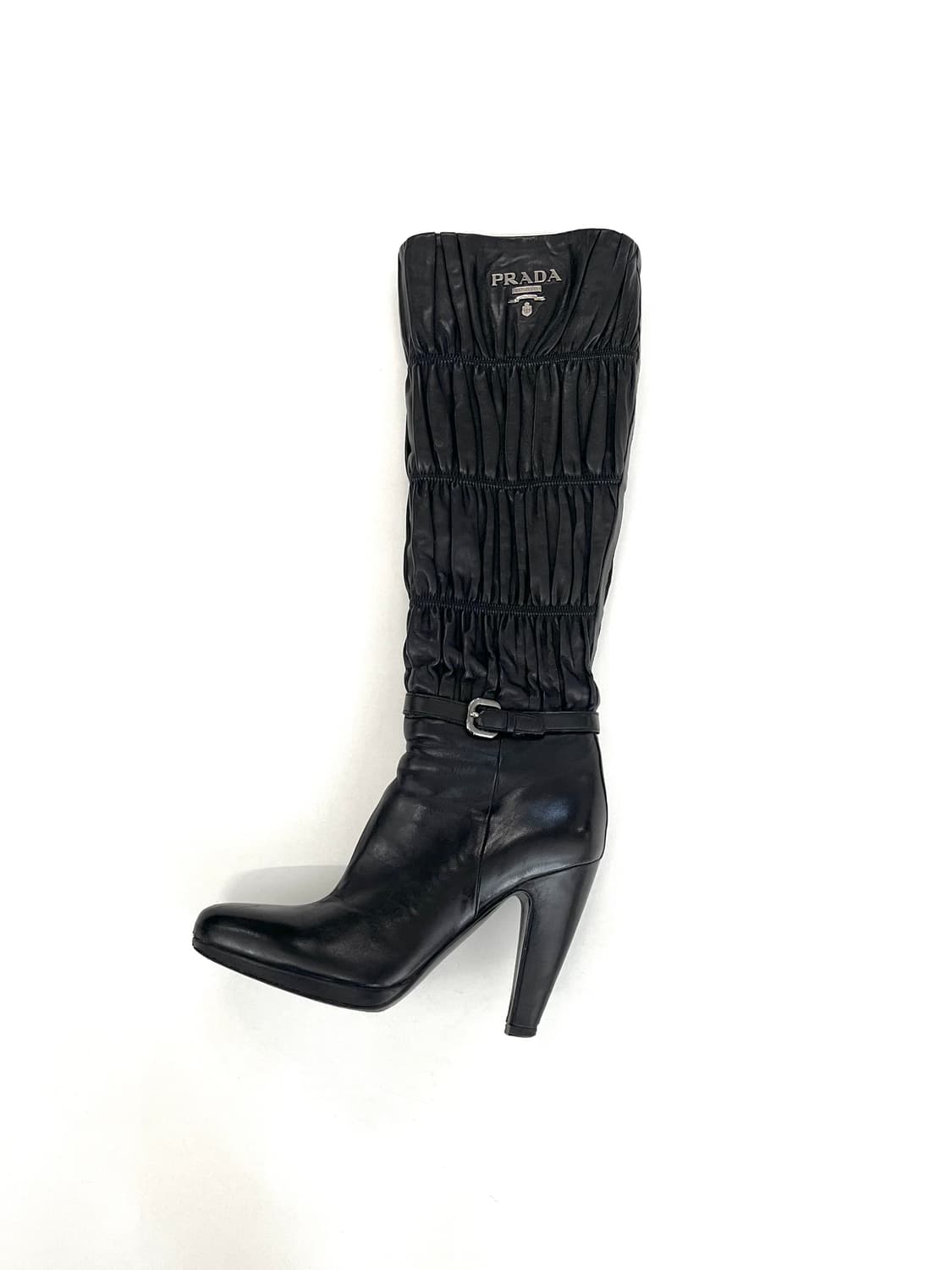 프라다 나파 레더 니하이 부츠 상품이미지3