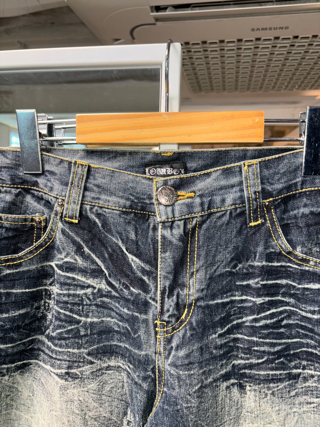 Lowbox 하프 데님팬츠 상품이미지3