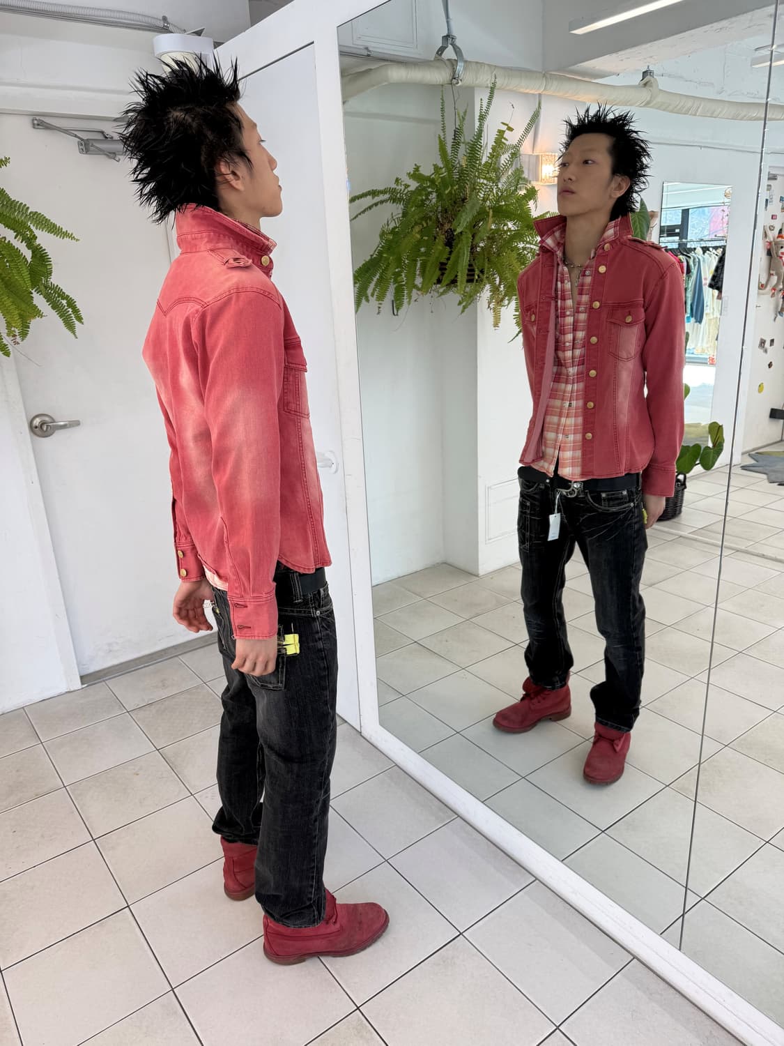 washed denim jacket 상품이미지3