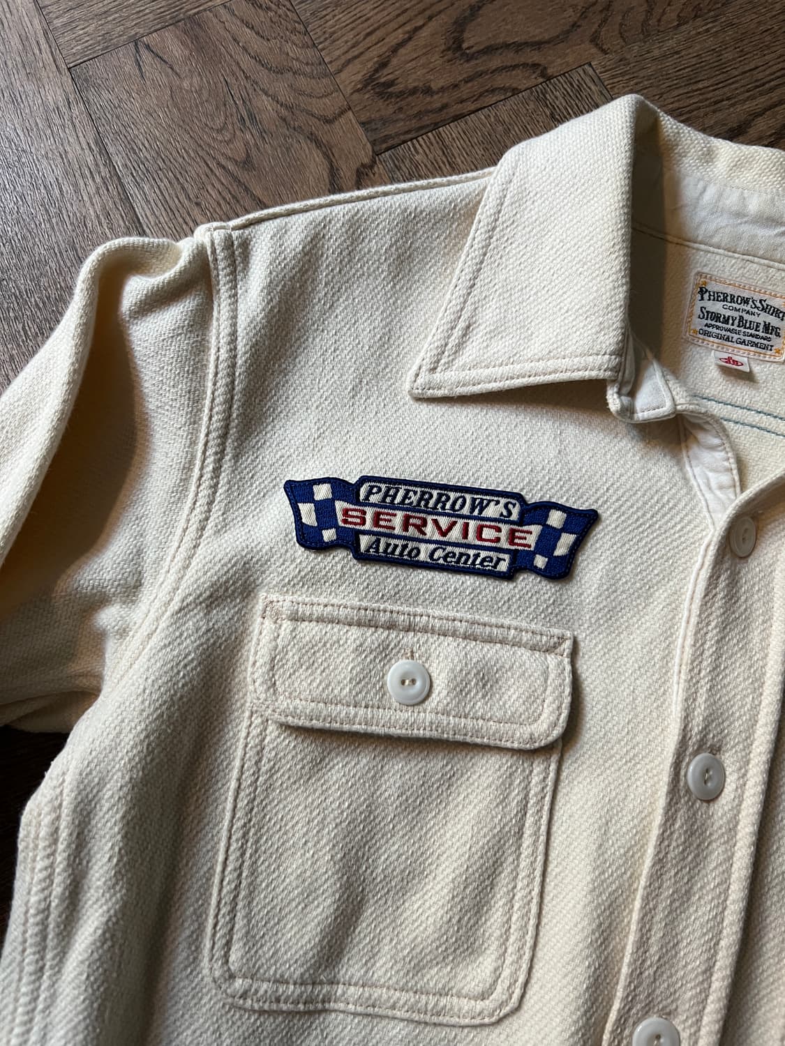 [S]Pherroe's 페로우즈 AUTO CENTER 워크셔츠 상품이미지3