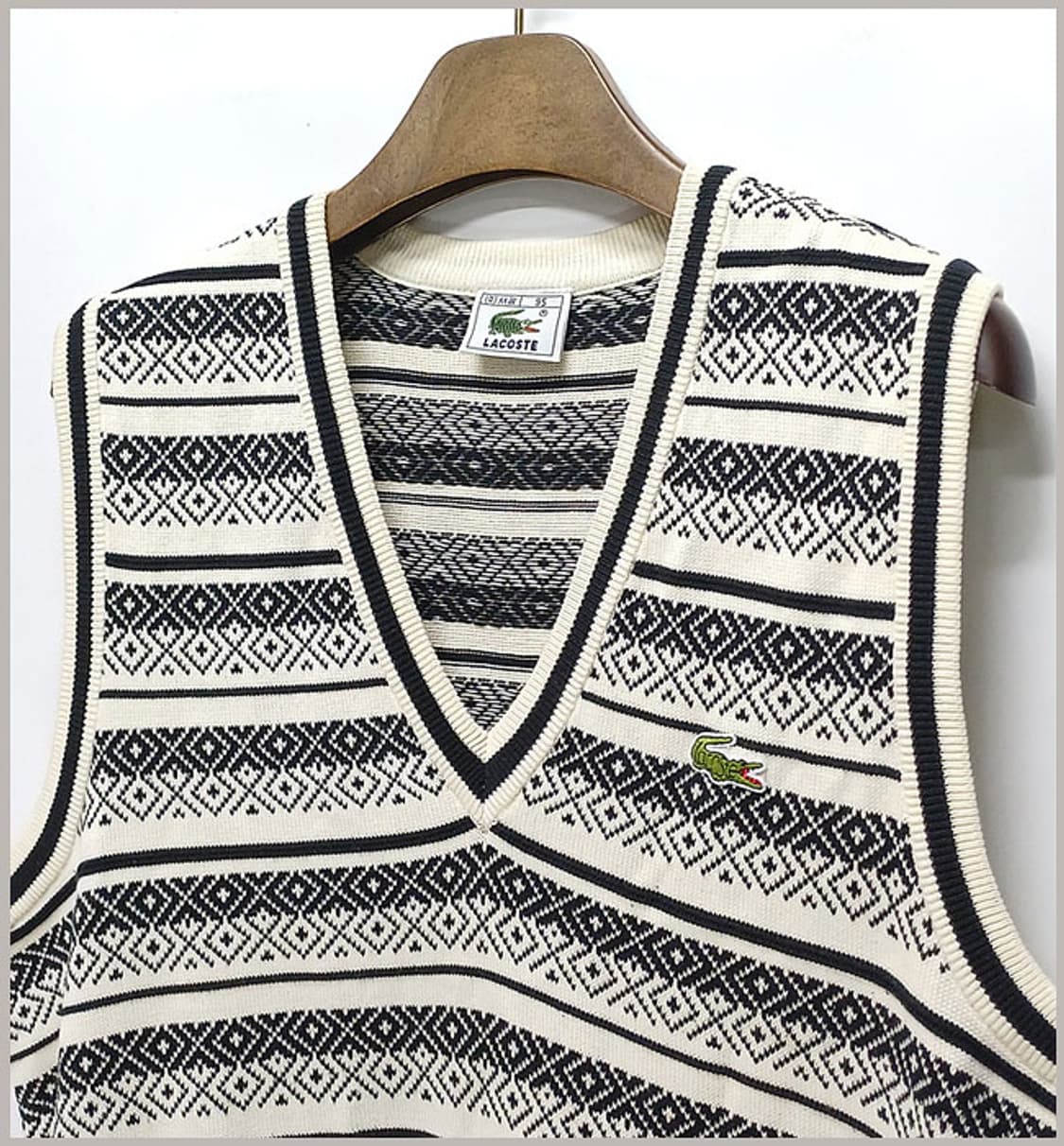 라코스테 정품 니트 조끼 95 K-94 상품이미지2