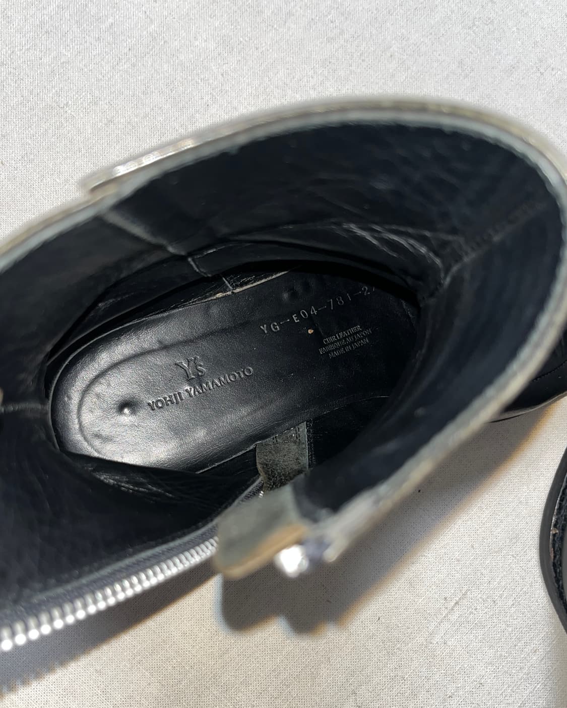 요자야마모토 사이드집 앵클부츠 Y’s yohji yamamoto 상품이미지8