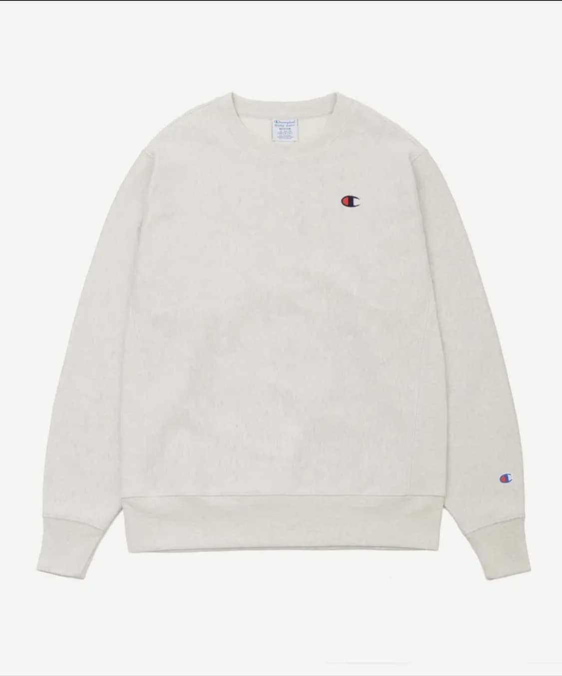 [해외M]새제품 챔피온 리버스위브 스웨트 크루 맨투맨 실버그레이 기모 상품이미지2