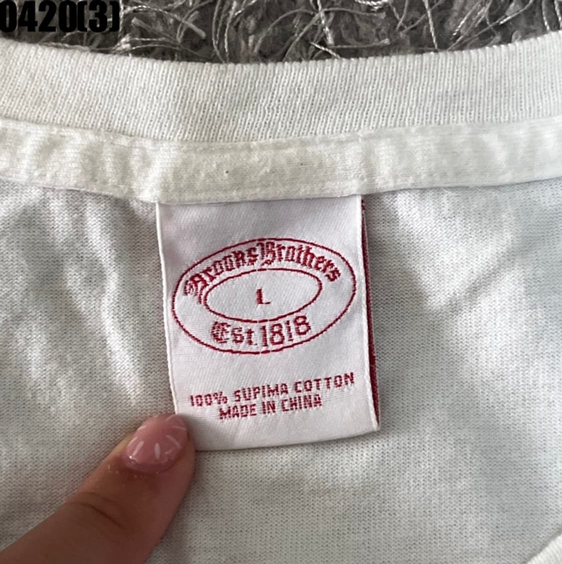 브룩스 브라더스 반팔티셔츠 상품이미지3